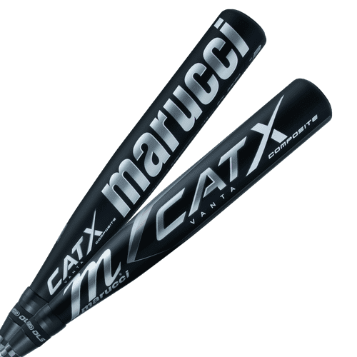Marucci CatX Vanta BBCOR -3 Bat - Black White - HIT a Double - 1