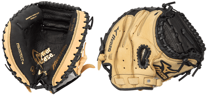 Mizuno GXC105 Prospect Series Catcher's Mitt 32.50" Black / Tan - HIT a Double - 3