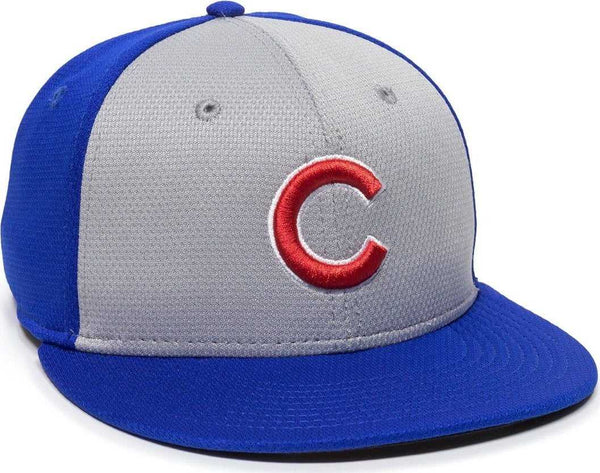OC Sports MLB-400 MLB Mesh Baseball Cap - Chicago Cubs Colorblock - HIT a Double - 1