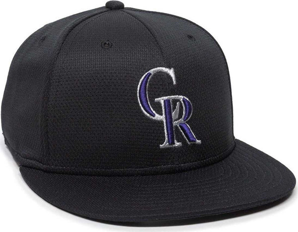 OC Sports MLB-400 MLB Mesh Baseball Cap - Colorado Rockies Home & Road - HIT a Double - 1