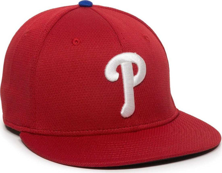 OC Sports MLB-400 MLB Mesh Baseball Cap - Philadelphia Phillies Home & Road - HIT a Double - 1