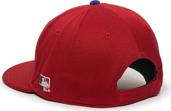 OC Sports MLB-400 MLB Mesh Baseball Cap - Philadelphia Phillies Home & Road - HIT a Double - 3