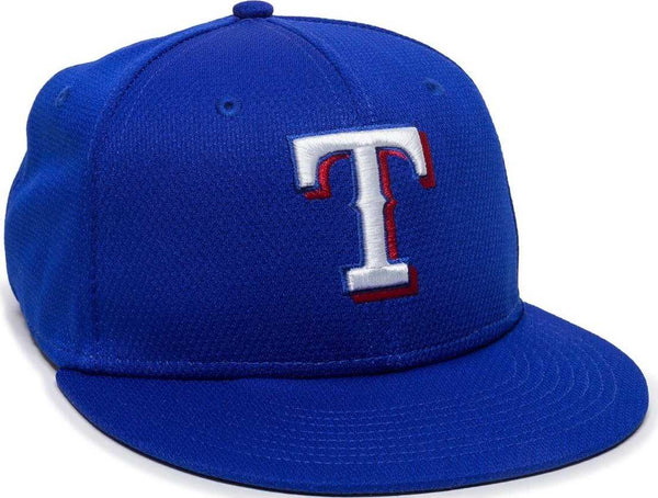 OC Sports MLB-400 MLB Mesh Baseball Cap - Texas Rangers Home & Road - HIT a Double - 1